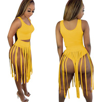 Latest Style Summer Beach Swim Wear chiffon sommer mode druck badeanzug 3 Piece Set Three Sets Women Clothing