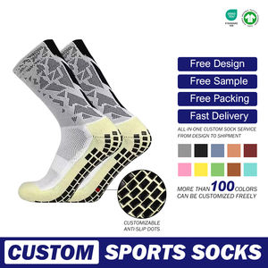 Calzini da calcio a metà polpaccio da uomo a metà polpaccio con spessore professionale calze da calcio antiscivolo magiche resistenti all'usura - Product Image 1