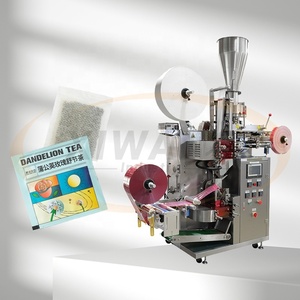 Machine d'emballage entièrement automatique pour sachets de thé (sachets intérieurs et extérieurs) avec ficelle et étiquette, pour feuilles de thé et herbes - Product Image 1