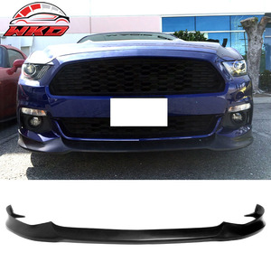 Compatible con Ford Mustang 2015-2017, Labio de Parachoques Delantero Estilo ST, Negro Sin Pintar - Product Image 1