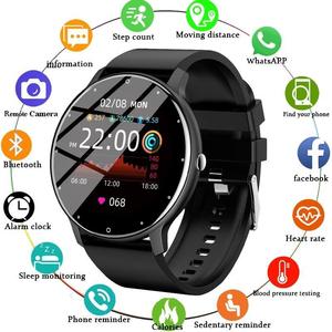 Smartwatch ZL02D con Monitoraggio Reale della Frequenza Cardiaca e del Sonno, Schermo IPS da 1,28 Pollici (Risoluzione 240x240), Cinturino in Silicone per Fitness - Product Image 1