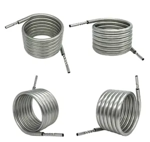 Aidear High quality spiral Titanium coil for heat exchanger titanium cooling coil titanium heating coil