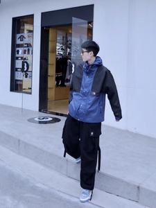 Chaqueta de <span class=keywords><strong>Senderismo</strong></span> Delgada e Impermeable Personalizada para Hombre y <span class=keywords><strong>Mujer</strong></span>, con Puños de Velcro, Cierre de Cremallera, Cuello Redondo, Diseño de Bloques de Color, Spandex/Poliéster - Product Image 2