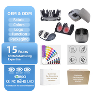 Luftkompressions-Knetmassagegerät Komfortabler Fußmassager Shiatsu Fußmassage Fußbad-Massagegerät Mit Wärmefunktion Gesundheitspflegegerät