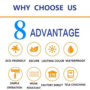 Yüksek kaliteli renk dış cephe boyası harici ev boyalar dış cephe boyası anti çatlak hava ceket pürüzsüz - Product Image 5