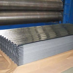 Tôle d'acier ondulée galvanisée DX52D de haute qualité, neuve, SPCC 0,45 mm, pour toiture, avec services de soudage et de découpe - Product Image 3