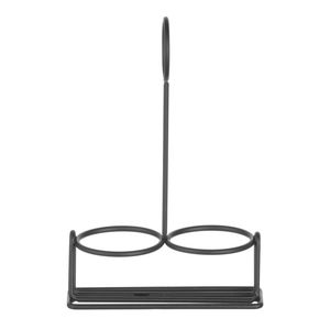 Set di Condimenti HENDI 135x65x(H)200mm Nero per Arredamento Cucina - Product Image 1