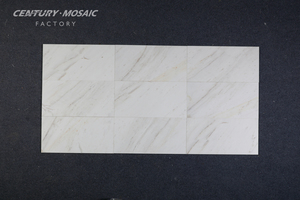 Centurymosaic Polished New Calacatta Velino White <b>Marble</b> Tile for Bathroom Kitchen Wall Floor and Backsplash Decoration - Product Image 4