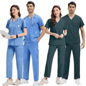 Conjunto de Uniformes Quirúrgicos Premium al por Mayor para Médicos y Enfermeras |   Uniforme Médico Transpirable de Poliéster-Spandex que Absorbe la Humedad - Product Image 2