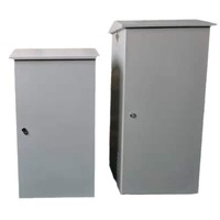 Armoire réseau murale extérieure étanche pour équipement de surveillance au sol et de communication, avec châssis intégré pour courants faibles - En stock