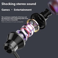 Earphone Magnetik E-Sports Berkabel Dual Plug dengan Ekstensi 2m-3m Antarmuka Universal 3.5mm untuk Desktop Laptop Live Streaming
