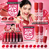 Gloss à lèvres mat longue tenue, non desséchant, effet boue-poudre, rouge à lèvres liquide pour maquillage quotidien, vente en gros
