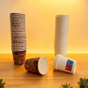 <b>Small</b> 4oz Disposable Factory High Quality Custom Single Wall Ice Cream Dessert Use for Takeaway Hot Drink 2.5 Oz Paper Cup - Product Image 6