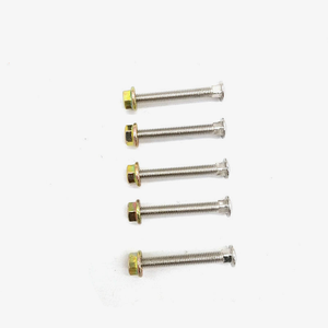 Vis et écrous en fer 4*30MM pour mécanisme d'accepteur de pièces de monnaie, pour utilisation dans les jeux de divertissement en anglais - Product Image 2