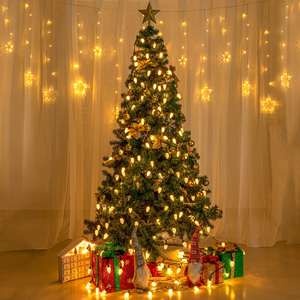 Guirnalda de Luces LED C9 Impermeables <span class=keywords><strong>ALADINO</strong></span>, 50 Luces por Tira, Base Plana, Decoración para Exteriores, Navidad, San Valentín, Pascua, 220V - Product Image 1