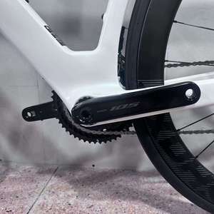 Bicicleta de Carretera Aero de Fibra de Carbono KOZO, Venta Directa de Fábrica, 700C, Shimano 105 7120-24s, Frenos de Disco Hidráulicos, OEM WHL-VORTEX-6810-2 - Product Image 2