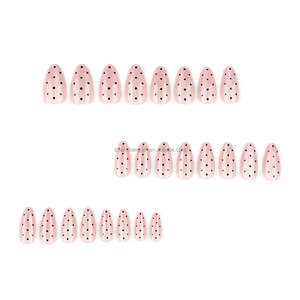 Unghie Effetto Flash Esplosivo con Armatura, Occhio di Gatto Nudo e Pois Neri - Popolare per il Commercio all'Ingrosso - Product Image 2