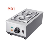 Machine à fondue électrique commerciale double immersion pour la fusion de fromage et de chocolat, idéale pour la transformation alimentaire