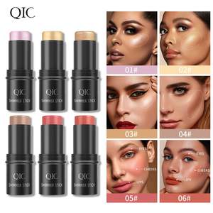 Qic Qini Tridimensional Face <span class=keywords><strong>Primer</strong></span> Pen Corrector debajo de los ojos Color Resaltado Contorno Brillo Blush Stick Maquillaje - Product Image 1