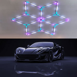Sistema de Lavado de Autos con Barra LED RGBW, Luz Hexagonal para Talleres de Lavado de Autos, Salas de Exhibición, para el Cuidado Profesional de Autos y Centros de Detallado - Product Image 3