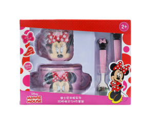 Set di Posate 3D <span class=keywords><strong>Disney</strong></span> McQueen per Bambini, 4 Pezzi: Tazza, Ciotola, Forchetta e Cucchiaio per il Ritorno a Scuola - Product Image 3