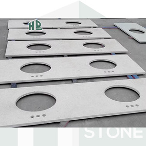 Hdstone nhân tạo Carrara trắng đá thạch anh Bàn cho phòng tắm nhà bếp Countertop - Product Image 1