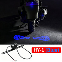 Projecteur LED HD pour plaque d'immatriculation de moto et vélo électrique, lumière Devil Eye, lumière d'avertissement, éclairage de plaque d'immatriculation