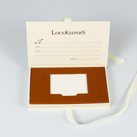Boîte de cartes VIP personnalisées de qualité supérieure en gros, emballage certifié pour cartes de membre magnétiques, boîte pour cartes cadeaux avec ruban