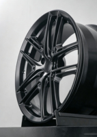 Jantes forgées monobloc à 5 branches, finition noir mat, sur mesure, 18-22 pouces, 5x112, 5x120, 5x114.3, 6061-T6, pour BMW, Audi, Mercedes