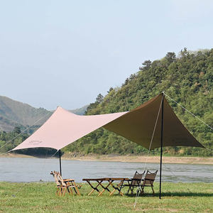 Sombrilla de playa al aire libre al por mayor nuevo diseño tela de doble capa Uv 50 + sombrilla de playa portátil - Product Image 4