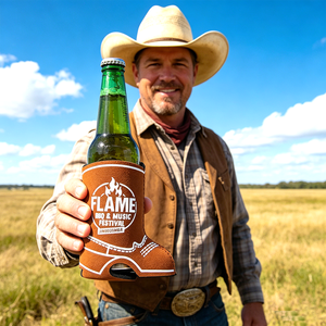 Cowboy Boot Coolies Néoprène Isolé Étanche Peut Coozies pour Canettes <span class=keywords><strong>de</strong></span> 12oz - Product Image 5