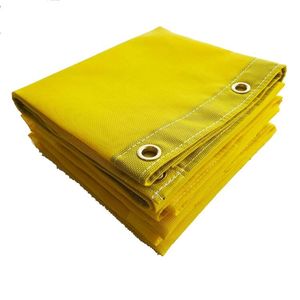Tissu de maille de polyester enduit de PVC renforcé par bord cousu par boucle d'oeil de poulet en métal de déchirure élevée <span class=keywords><strong>pour</strong></span> la couverture et la clôture de camion - Product Image 6