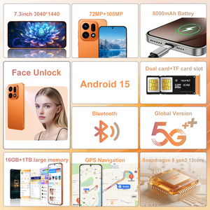 <span class=keywords><strong>Opop</strong></span> Find X9 Pro สมาร์ทโฟน5G 6.8 "AMOLED 120Hz จอแสดงผล dimensity 9500 7500mAh 12GB OCTA Core CDMA/LTE English - Product Image 3