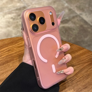 Funda Magnética Ultrafina Esmerilada para iPhone 17 Pro Max, Color Naranja - Product Image 2