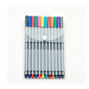Set di 12 Pennarelli Non Tossici per Bambini, Marcatori per Disegno con Punta Fine, Colori ad Acqua per Scuola e Aula - Product Image 3