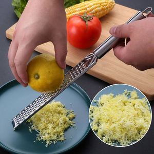 Daily Use Stainless Steel Lemon Peel Grater Manual Kitchen Tool <b>for</b> Cheese Chocolate <b>Vegetable</b> Scraping Baking Easy Metal - Product Image 4