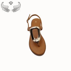 High-quality Fashionable Tand Durable Flat <b>Sandals</b> Casual Women's <b>Sandals</b> Low MOQ for Tria Comfortable and Metal Durable <b>Sandals</b> - Product Image 6