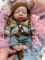 Poupée bébé en silicone de 10 pouces, poupées reborn réalistes, fille réaliste, peintes à la main, ensemble de vêtements pour bébé, biberons, jouet doux, éducatif