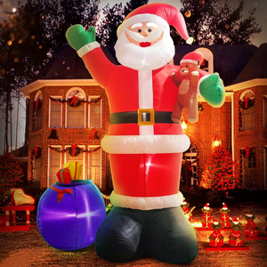 Inflables Navideños Personalizables de 3 Metros, Clásicos, Impermeables, de Poliéster Resistente, Juguetes para Exteriores, Directo de Fábrica, 48 Horas - Product Image 1