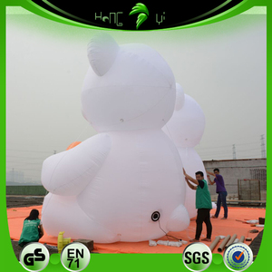 Modello Gonfiabile Gigante a Forma di Orso, Gonfiabili Pubblicitari per Esterni, Mascotte Orso Bianco in PVC per Promozione del Marchio e Decorazione Eventi - Product Image 4