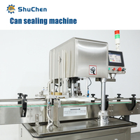 Machine à coudre automatique haute performance Shuchen pour canettes en aluminium, machine à coudre les couvercles de canettes de bière, machine à presser et à sceller les boîtes de conserve