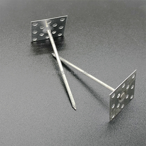 Clavos de Aislamiento Perforados con Base Redonda de 50x50mm y 25x25mm, Fijaciones Adhesivas para Sistema de Renovación de Paredes Exteriores - Product Image 3