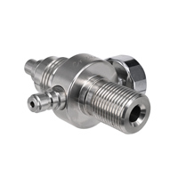 Valve PCP HubenPower Airforce Condor Talon haute pression en acier inoxydable durable pour réservoir de carabine à air comprimé M18*1.5