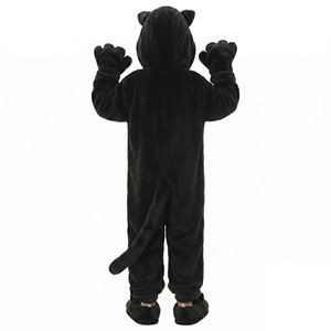 Costume de chat noir pour enfants, tenue de spectacle d'Halloween, costume d'animal avec queue et pattes, tenue de cosplay pour enfants - Product Image 4