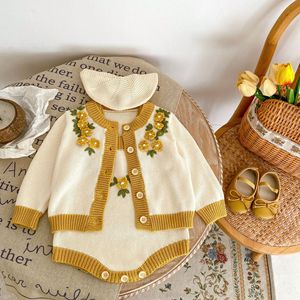 Suéter Bordado <span class=keywords><strong>para</strong></span> Recién <span class=keywords><strong>Nacido</strong></span> de Otoño Engepapa, Chaqueta de Punto de Ganchillo <span class=keywords><strong>para</strong></span> Bebé, Conjunto de Ropa de Punto <span class=keywords><strong>para</strong></span> Bebé, Ropa <span class=keywords><strong>para</strong></span> Niñ<span class=keywords><strong>a</strong></span> - Product Image 1