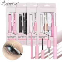 Kit de colle et de dissolvant pour cils DIY Lashestar Direct Factory 3-en-1, résistant à l'eau, avec logo personnalisé, forte tenue