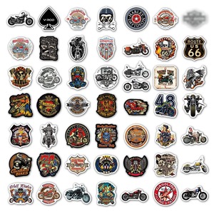 Nuevo Paquete de 50 Pegatinas Divertidas y Modernas con Logotipo de Marca, Diseño de Gorila y Mono, Vinilo PVC Impermeable con Acabado Brillante, Recortadas, para Decoración Navideña - Product Image 2