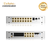 Prosesor Audio DSP Mobil OEM 16 Input 16 Output 96kHz 24Bit Optik Koaksial Bluetooth Eksternal Opsional Pengontrol Kabel