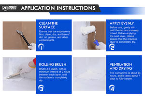 Revêtement gris résistant aux hautes températures et aux intempéries pour peintures de structures en acier - Product Image 6