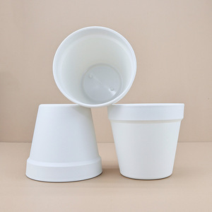 Vaso in Plastica PP Opaco di Grande Diametro, Rotondo, da Tavolo per <span class=keywords><strong>Piante</strong></span> Succulente da Interno - Product Image 4